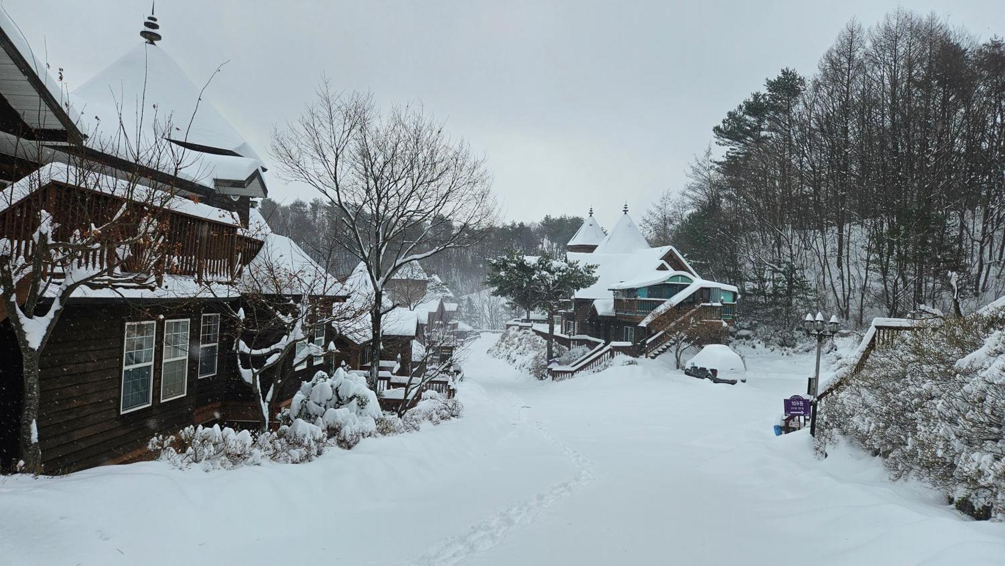 Elf Resort Hotel Пхёнчхан Экстерьер фото